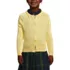 School Uniform Girls Cotton Modal Cardigan Sweater, Front