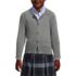 School Uniform Girls Cotton Modal Cardigan Sweater, Front