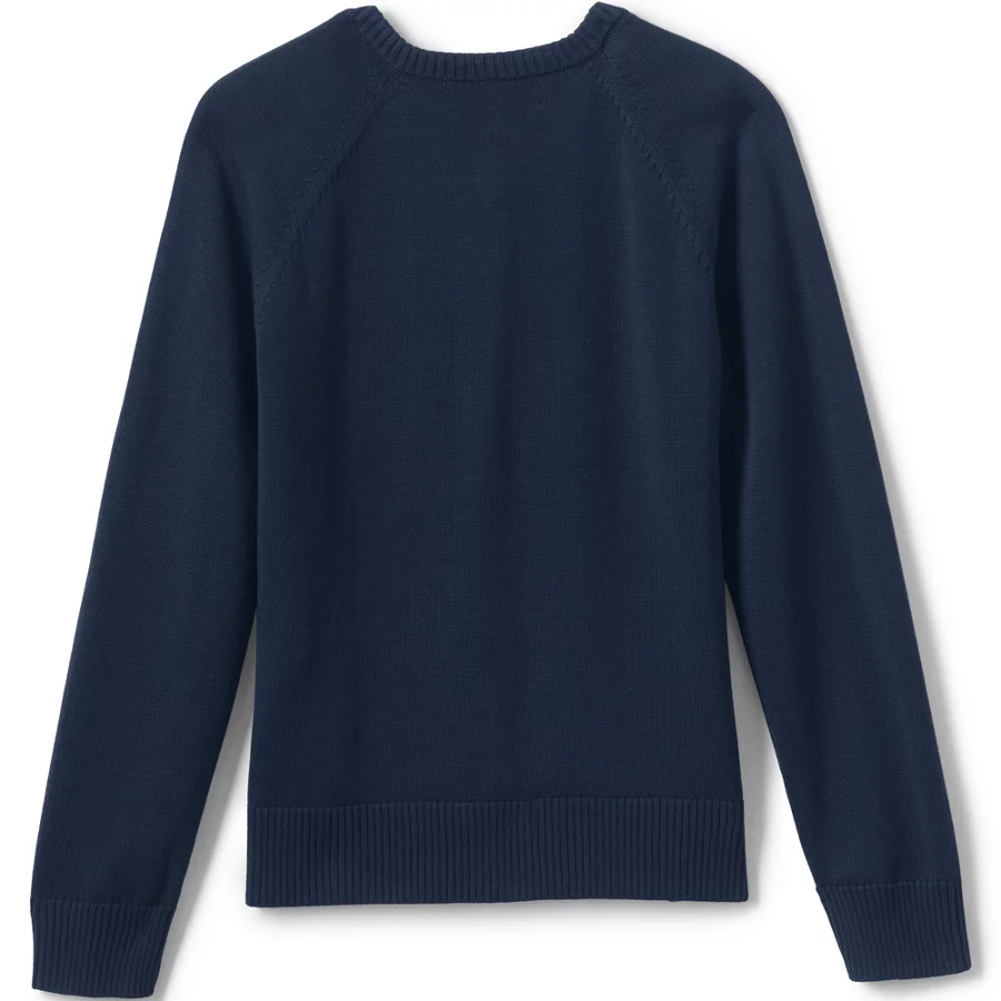 Girls' Cotton Modal Cardigan Sweater view 2