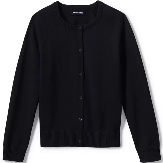 Girls Cotton Modal Cardigan Sweater - primary