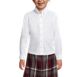 School Uniform Girls Long Sleeve No Iron Pinpoint Shirt, Front