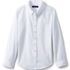Girls Long Sleeve No Iron Pinpoint Shirt, Front
