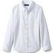 School Uniform Girls Long Sleeve No Iron Pinpoint Shirt, Front