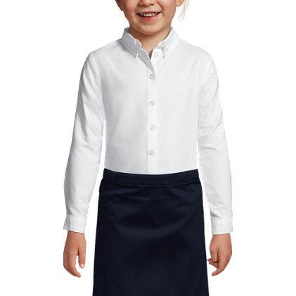 School Uniform Girls Long Sleeve Oxford Dress Shirt - image 2