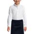 Girls Long Sleeve Oxford Dress Shirt, Front