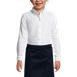 School Uniform Girls Long Sleeve Oxford Dress Shirt, Front