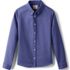 Girls Long Sleeve Oxford Dress Shirt, Front
