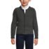 School Uniform Girls Cotton Modal Zip Front Cardigan Sweater, Front