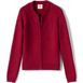 School Uniform Girls Cotton Modal Zip Front Cardigan Sweater, Front