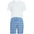 Men's Knit Jersey Pajama Shorts Sleep Set, Front