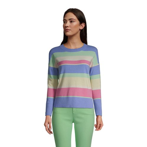 Women's Relaxed Pure Cashmere Crew Neck Jumper 