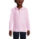 Girls Long Sleeve Peter Pan Collar Polo Shirt, Front