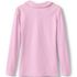 Girls Long Sleeve Peter Pan Collar Polo Shirt, Back