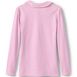 Girls Long Sleeve Peter Pan Collar Polo Shirt, Back