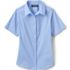 School Uniform Girls No Gape Short Sleeve Stretch Shirt, Front