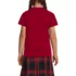School Uniform Girls Short Sleeve Peter Pan Collar Polo Shirt, Back