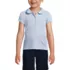 Girls Short Sleeve Peter Pan Collar Polo Shirt, Front
