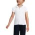 School Uniform Girls Short Sleeve Peter Pan Collar Polo Shirt, Front