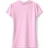 Girls Short Sleeve Peter Pan Collar Polo Shirt, Back