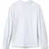 Girls Long Sleeve Button Front Peter Pan Collar Knit Shirt, Back