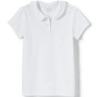 School Uniform Girls Short Sleeve Feminine Fit Interlock Polo Shirt