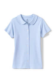 Girls Short Sleeve School Uniform Shirt Blouse School Wear 26-46 Chest Size 