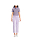 Chino Slim 7/8 en Chambray Stretch Taille Mi-Haute, Femme Stature Standard image number 4