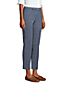 Chino 7/8 Droit en Chambray Stretch Taille Mi-Haute, Femme Grande Taille