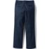 School Uniform Girls Iron Knee Blend Plain Front Chino Pants, Back