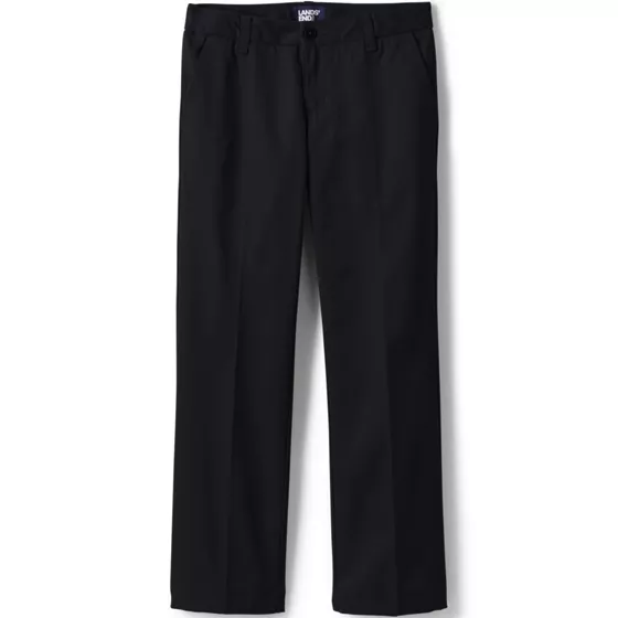 Girls Iron Knee Blend Plain Front Chino Pants - primary