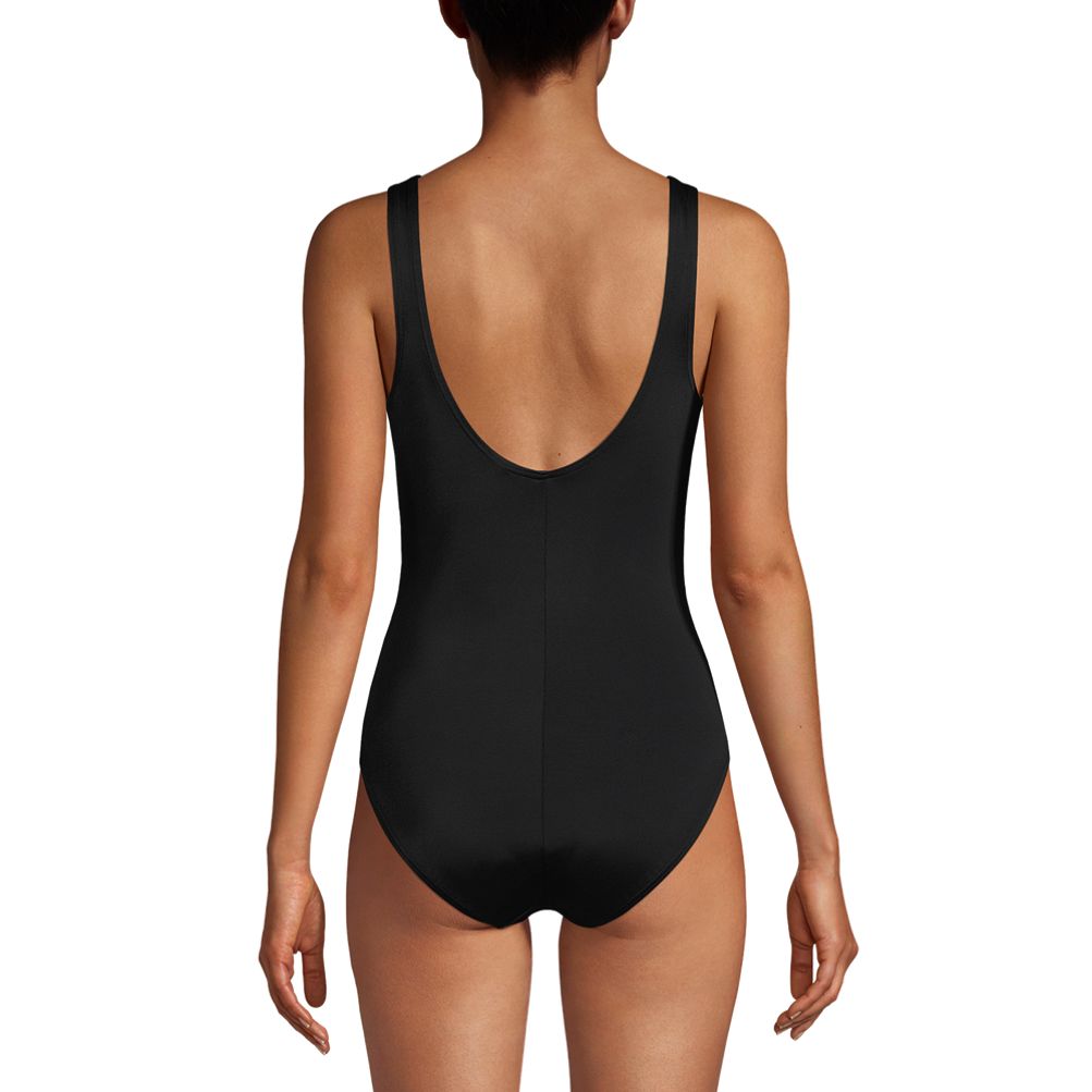 Women's Lands' End DD-Cup Tugless Chlorine Resistant One-Piece Swimsuit