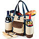 Picnic Time Country Insulated Wine and Cheese Picnic Tote Set, alternative image