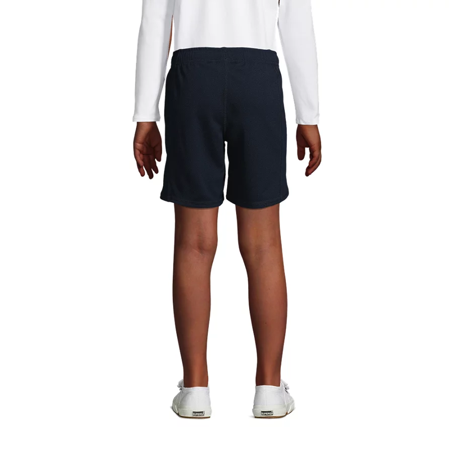 School Uniform Girls' Mesh Gym Shorts view 4