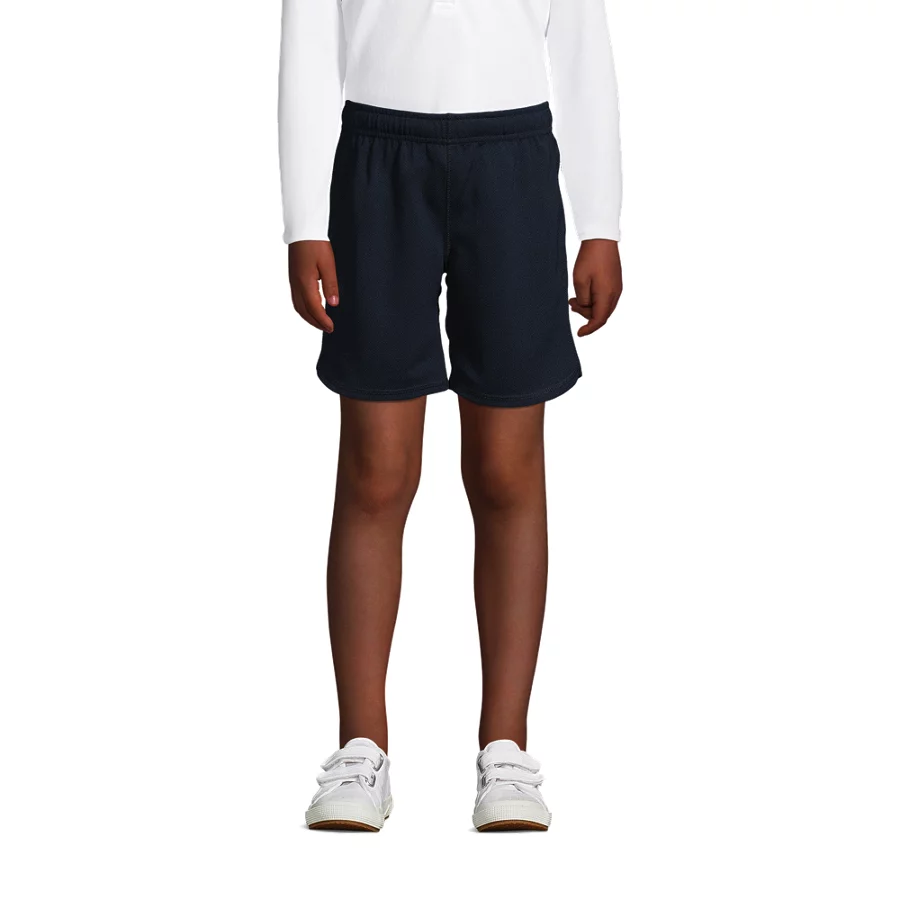 School Uniform Girls' Mesh Gym Shorts view 5