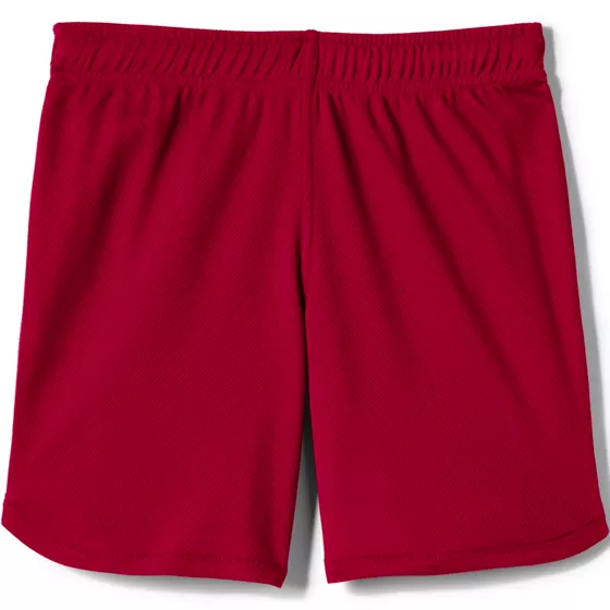 School Uniform Girls Mesh Gym Shorts - primary
