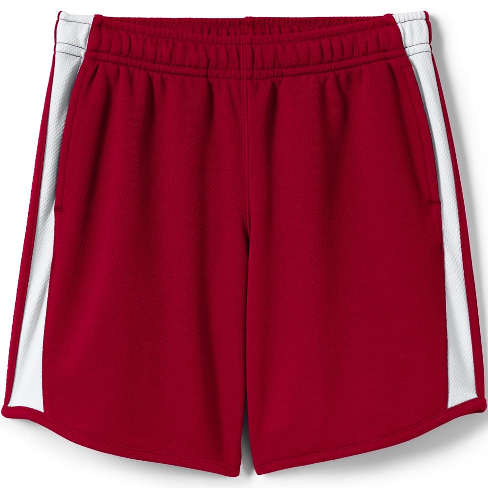 School Uniform Girls Mesh Athletic Gym Shorts Lands' End - Main Image