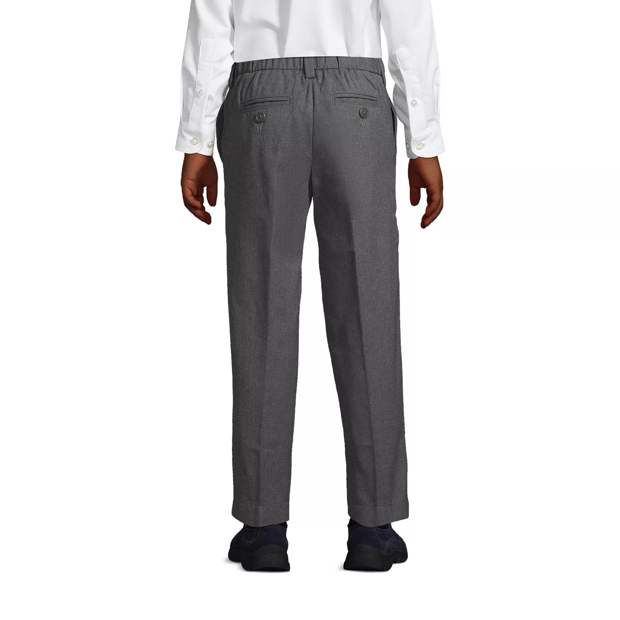 School Uniform Boys Plain Front Dress Pants
