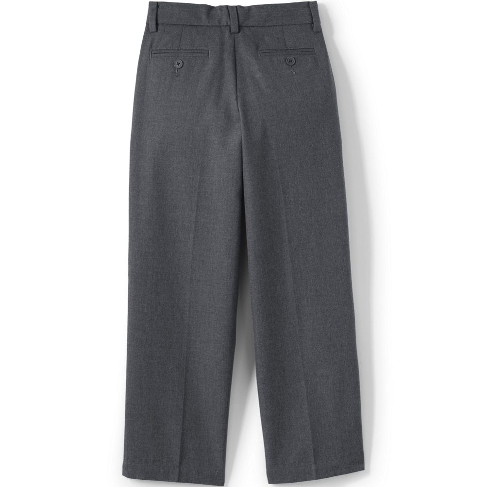 Boys Plain Front Dress Pants