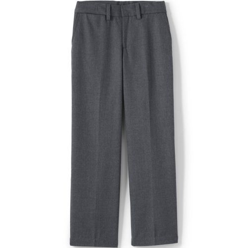 Buy D V Enterprise School Uniform Boys Grey Full Pant with Elastic Regular  Fit (22) at