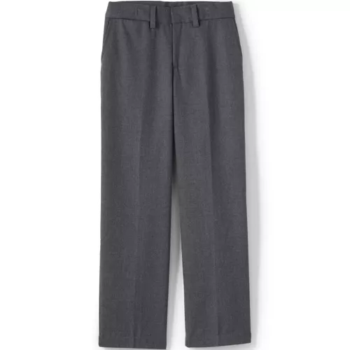 School Uniform Boys Plain Front Dress Pants, Front