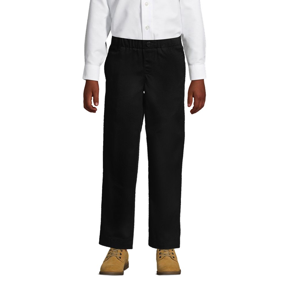 Buy Black Woven Belted School Trousers 4 years