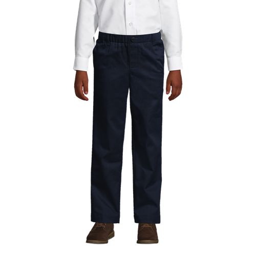 School Uniform Boys Elastic Waist Pull-On Chino Pants