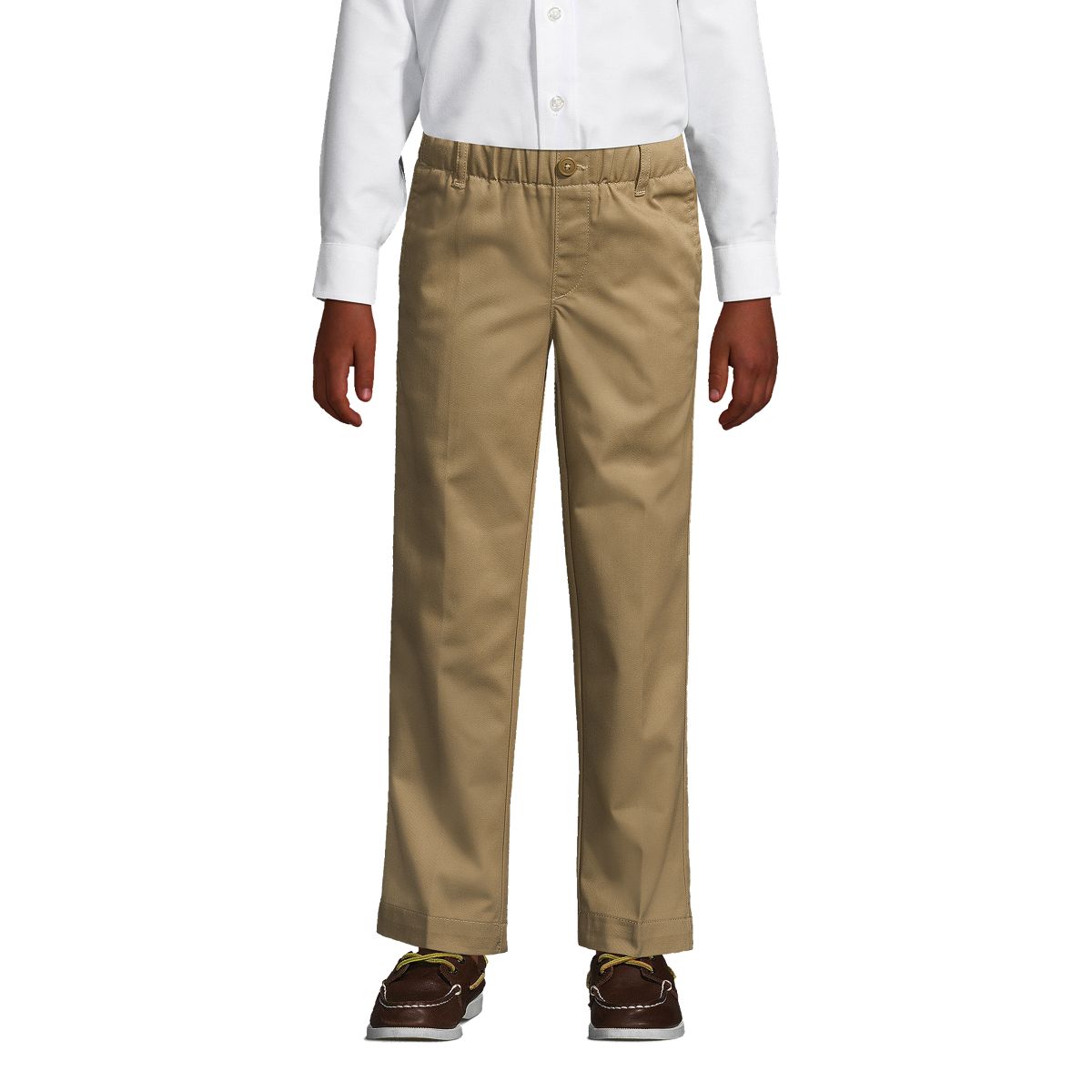School Uniform Boys Elastic Waist Pull-On Chino Pants