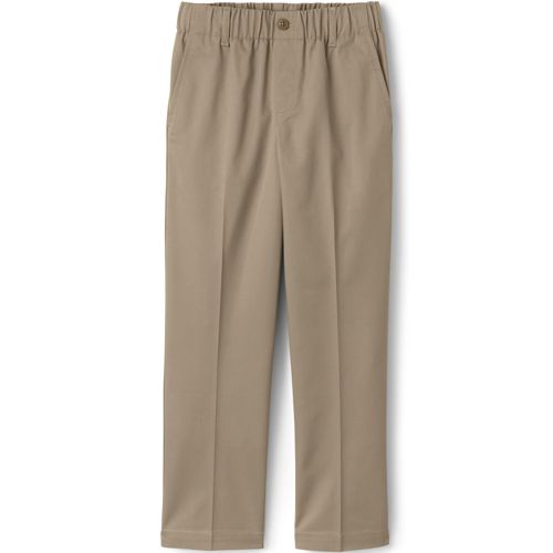 Boys Husky Pants Flat Front U647 Universal School Uniform Size 8H to 20H 