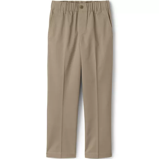 Boys Elastic Waist Pull-On Chino Pants - primary