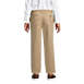 School Uniform Boy's Iron Knee Wrinkle Resistant Plain Front Chino Pants, Back