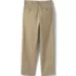 Boy's Iron Knee Wrinkle Resistant Plain Front Chino Pants, Back
