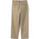 Boy's Husky Iron Knee Wrinkle Resistant Plain Front Chino Pants, Back