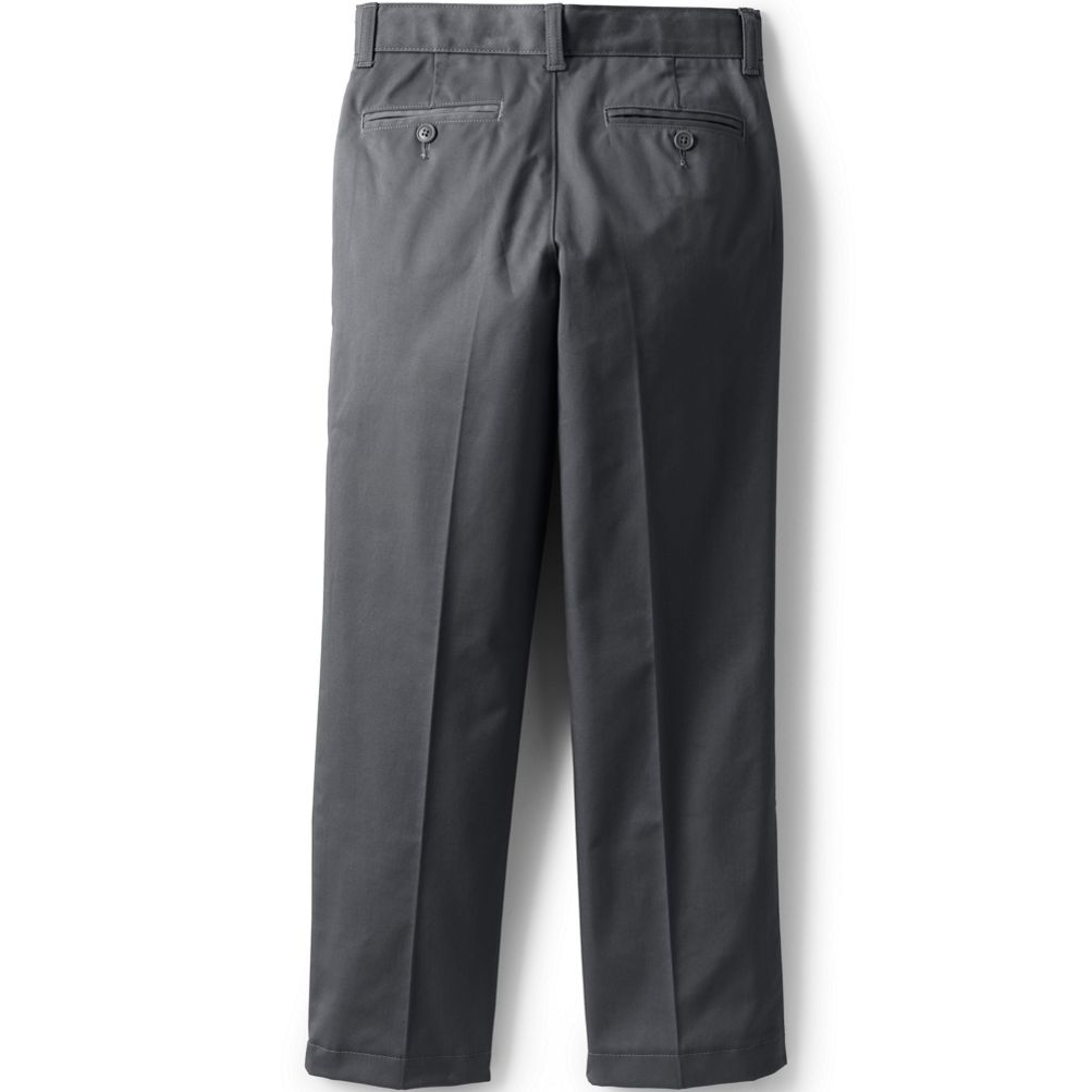 Iron grey linen high waisted flat-front lightweight Trousers