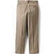 School Uniform Boys Iron Knee Blend Plain Front Chino Pants, Back